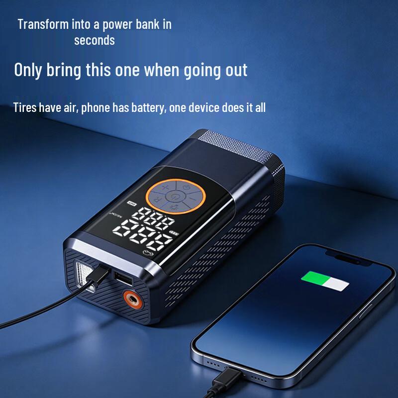 Bodaolang Portable Smart Wireless Car Tire Inflator