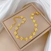 Dongmen Personalized Minimalist Wind Lucky Grass Personalized Chain Bracelet Female Retro Girlfriend