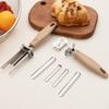 Stainless Steel Fruit Corer Tool Adjustable Bell Pepper Pitter, Kitchen Nuclear Remover for Dates Tomato Potato Pear Grapes