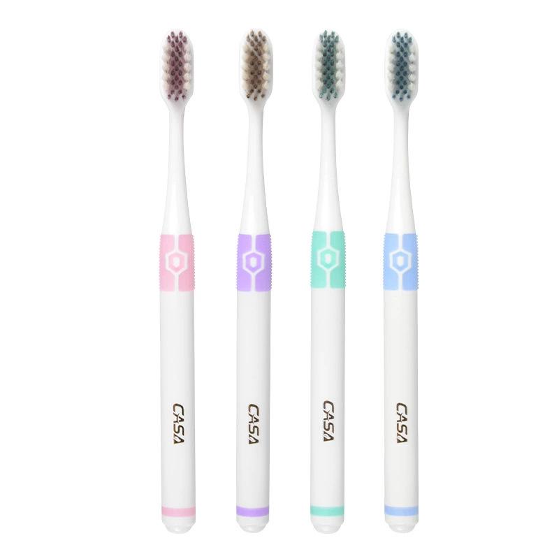 Brosse à dents à poils durs pour hommes pour l'élimination de la fumée et des taches, emballée individuellement pour un usage domestique