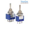SPDT/DPDT Toggle Switch: 3/6/9/12 Pins, 2/3 Positions, Optional Reset, MTS-103/202
