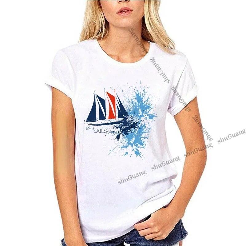 Plachetnice ve vintage stylu Topy trička s potiskem Léto s krátkým rukávem Ležérní móda Grafika Unisex trička Streetwear WoUnisex Oblečení