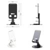 For 360 Adjustable Cell Phone Stand Angle Height Adjustable Holder Sturdy Phone Stand For Desk Compatible For Mobile Phones