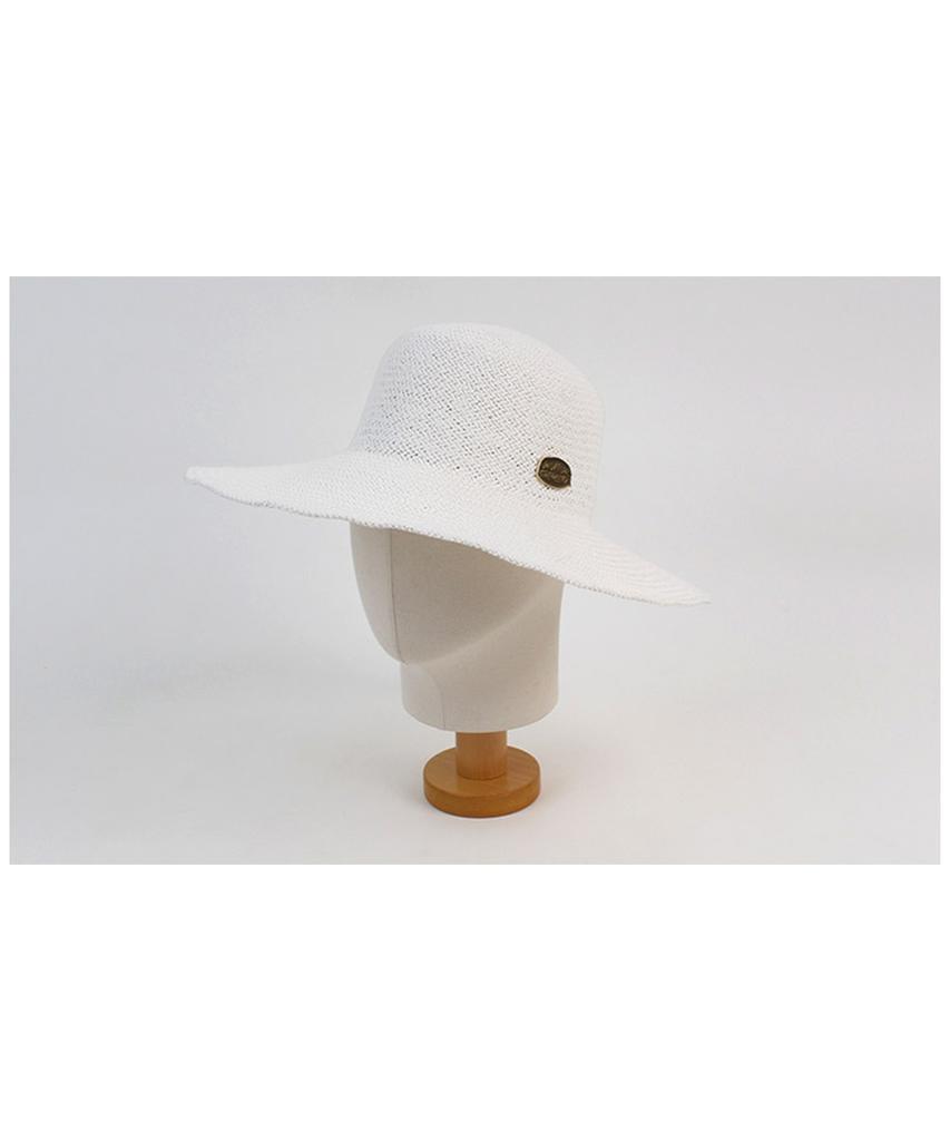 Summer White Round Panama Hat