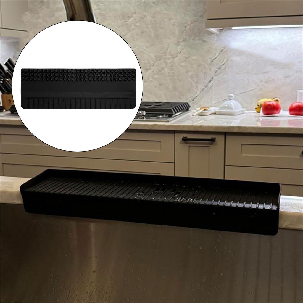 Silicon Sink Protector Sink Splash Guard Countertop Edge Protector Sink Accessories for Bathtub Kitchen Enduring