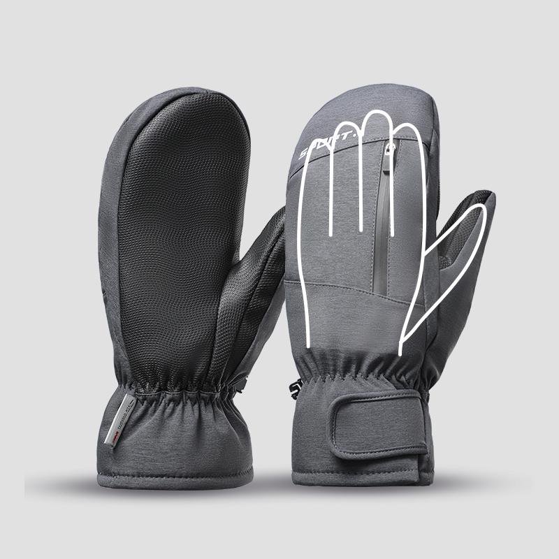 New Design Winter Men Snowboard Skiing Custom Waterproof Windproof Thermal Warm Gloves
