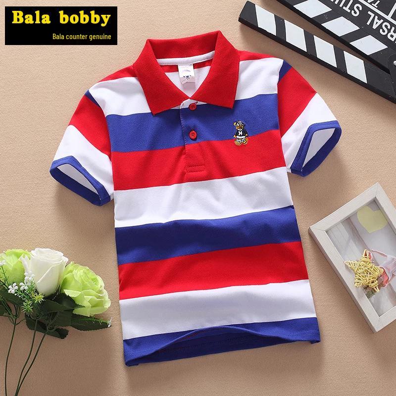 Korean Style Polo Shirt: Short-Sleeved, Pure Cotton, Unisex for Men, Women & Kids
