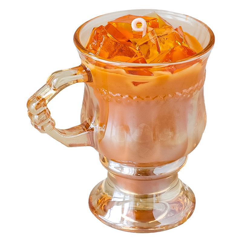 High-End Coffee Scented Candle Cup - Unique Fragrance Souvenir Gift