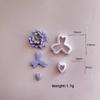 10Pcs Flower Petal Clay Cutter for Clay Earrings Jewelry Making, Geometric Flower Clay Earring Cutter Set