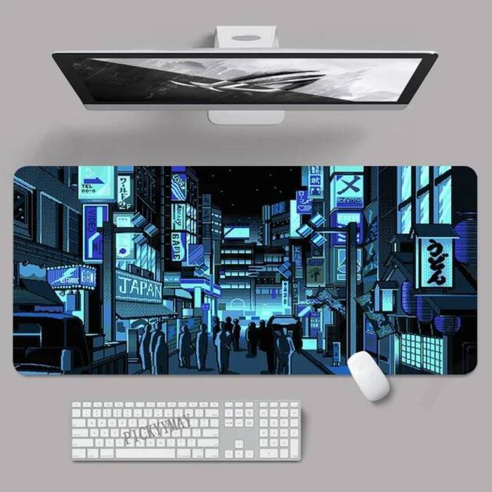Pixel Mouse Pads Gaming Mousepad Locking Edge Gamer Mouse Mat Keyboard Mats Desk Pad Mousepads XXL Xcm For Computer