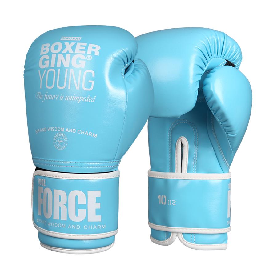 GINGPAI Professional 6oz-12oz PU Leather Boxing Gloves for Women and Children Free Fighting Sanda MMA Muay Karate Outdoor Use