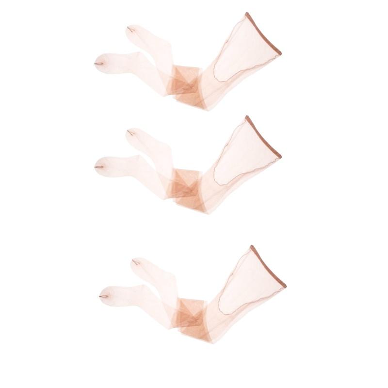 1/3 Pairs Ultra-Thin Nylon Pantyhose One Line Crotch Elastic Women Tights 0D Silky Touch Reinforced Toes Transparent Stockings