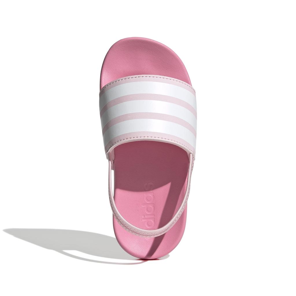 Junior Adilette Estrap Sports Sandals for Boys and Clear Pink cm [Adidas] Girls, 17-22cm, NRY86, Pink/Footwear White/Bliss (JR5331), 19.0