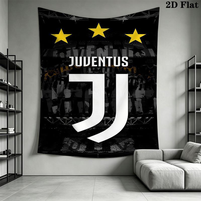 Juventus Logo Minimalist Threepiece Set 1 Duvet Cover 2 Pillowcase Without Core Soft And Comfortable Christmas Birthday Gift