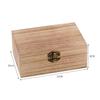Sturdy Wooden Gift Packaging Boxes Vintage Flip Lid Rectangular Wooden Box Wood Storage Box Gift Packaging Use