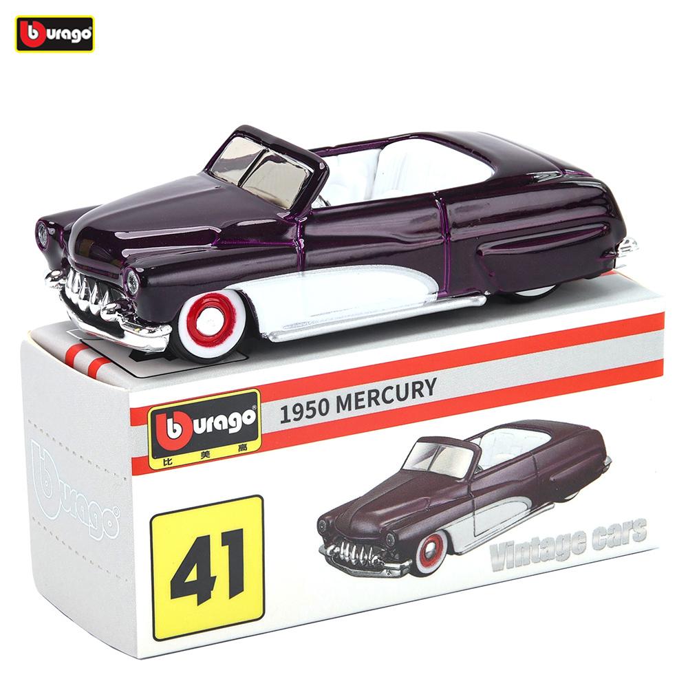 AABHT1 Bburago 1965 PONTIAC GTO Bugatti Lamborghini Cadillac Benz BMW Scale Car Model Replica Collection Kids Xmas Gift Toys for Boys