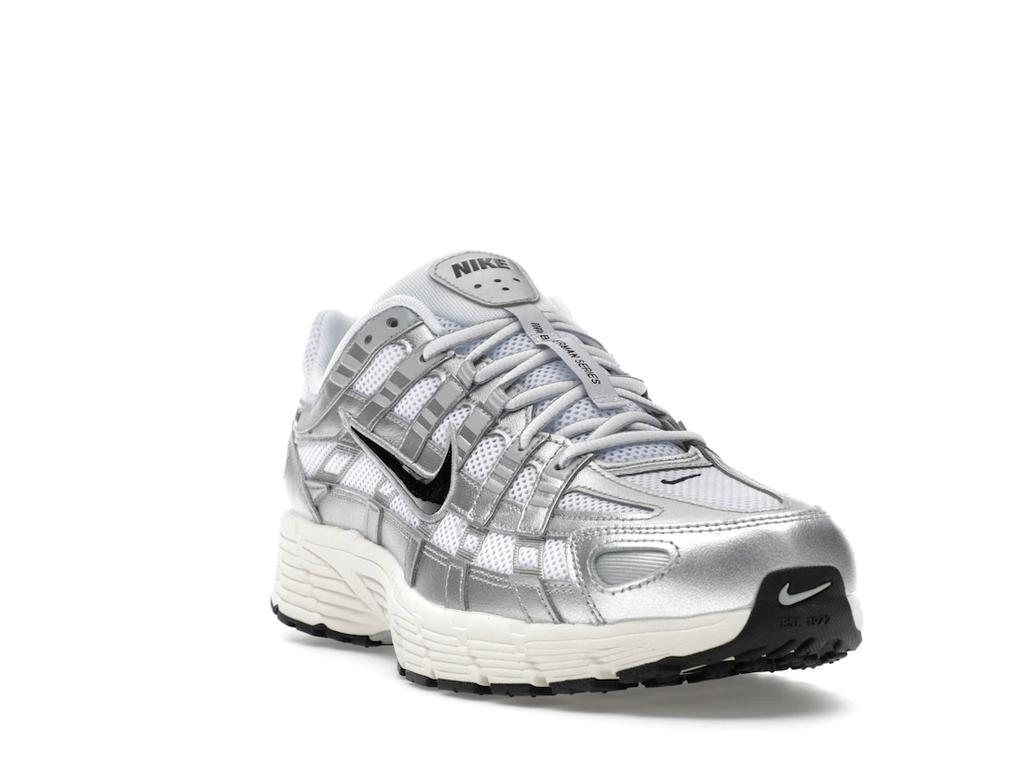 Sneaker Nike P-6000 White Metallic Silver Flat Silver Black(CD6404-105)