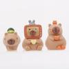 Cute Capybara Cartoon Car Dashboard Model Pvc Figure Surprise Blind Box