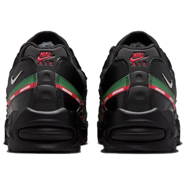 Nike x UNDEFEATED Air Max 95 Running Shoes Unisex Black Red IB4453-001