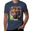 Sumatran Tiger Tshirt All Match Print Short Sleeve Top Tshirt