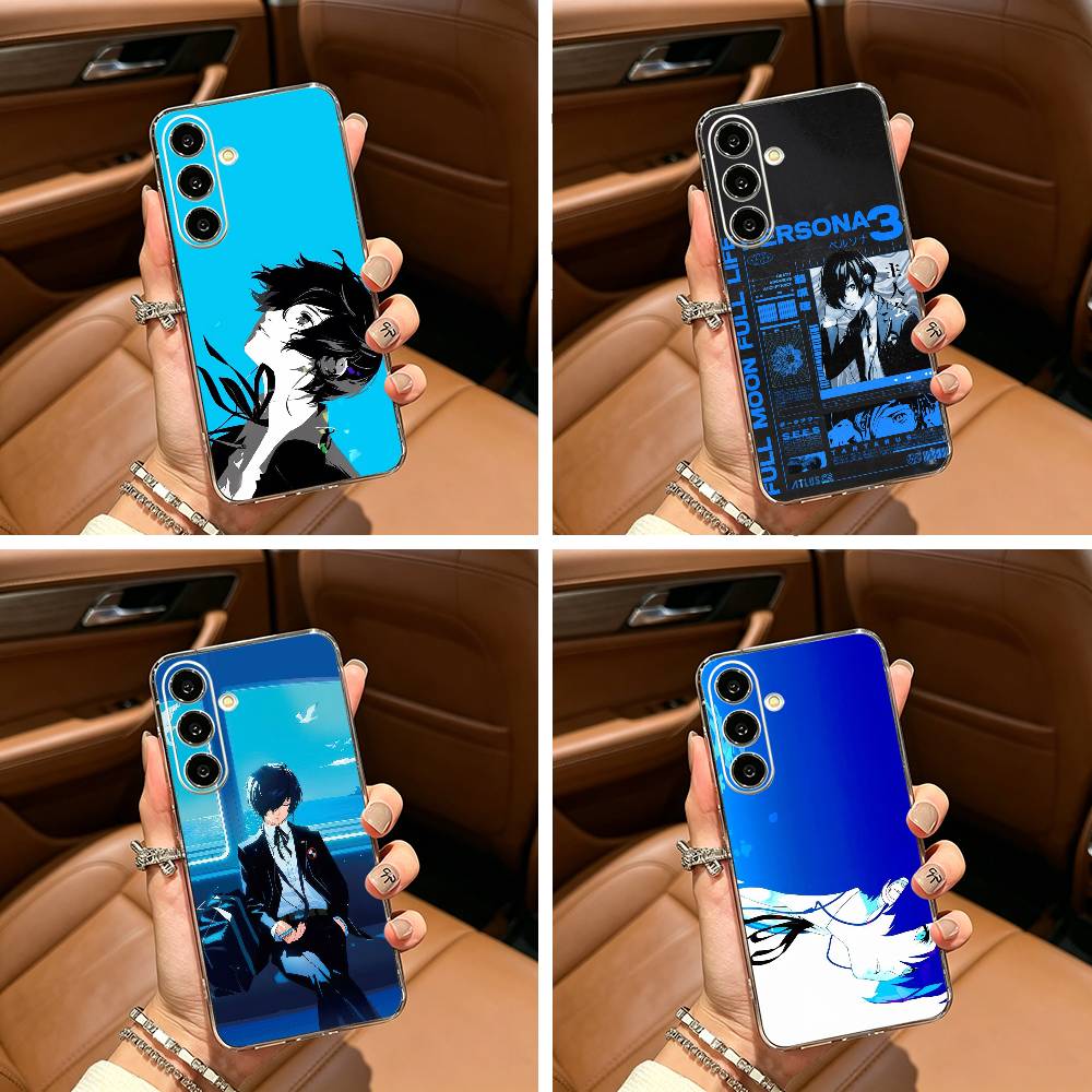Game P-persona- 3 R-reload Phone Case For Samsung Galaxy A71,A70,A52,A51,A40,A30 Transparent Cover