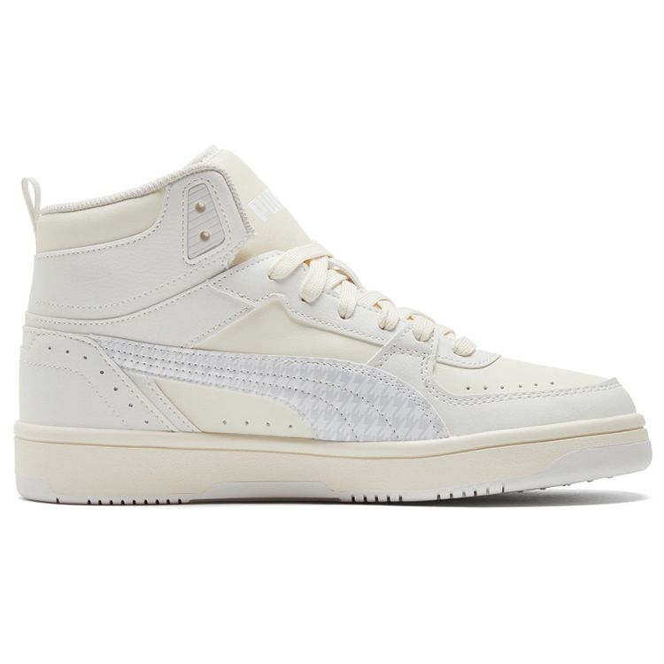 Puma Rebound Joy Geometrics Unisex Sneakers Cream Whisper-White Nimbus-Cloud 385253-02