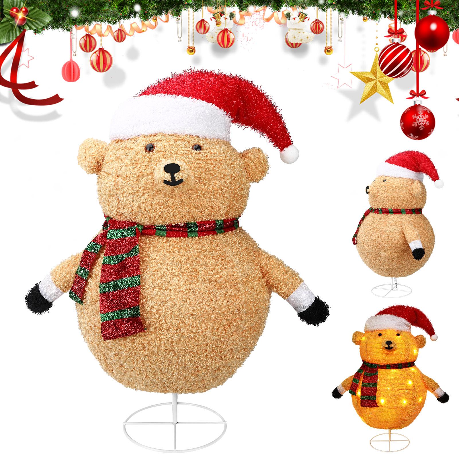 

Christmas Penguin Decorations Extendable 3D Light Up LED Holiday Party Ornaments for Home Xmas Tree