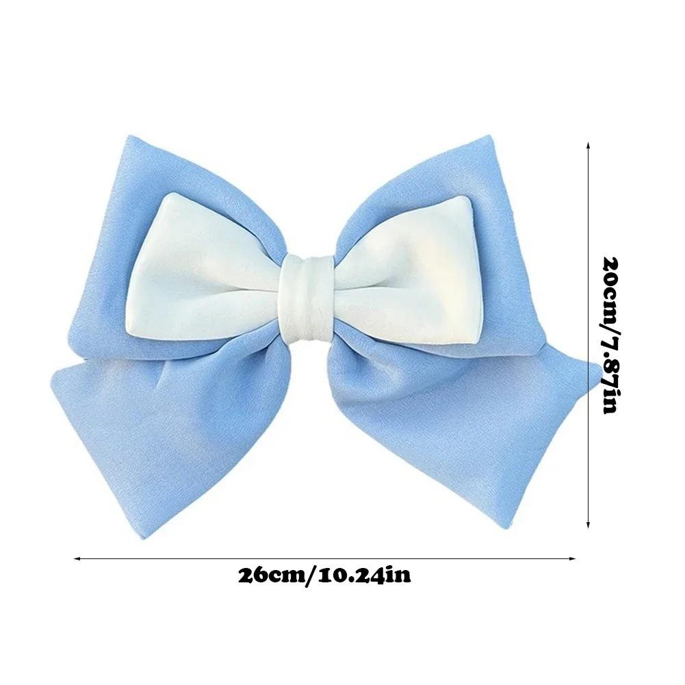 Motorcycle Helmet Decoration 3D Dual-color Bow Electric Bike Helmet Accessories for Car Body Decoration Bowknot For Girl Women