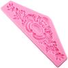 Silicone Mould European Crown Embossed Baking Flower Lace Chocolate Mould Wedding Decoration Tools