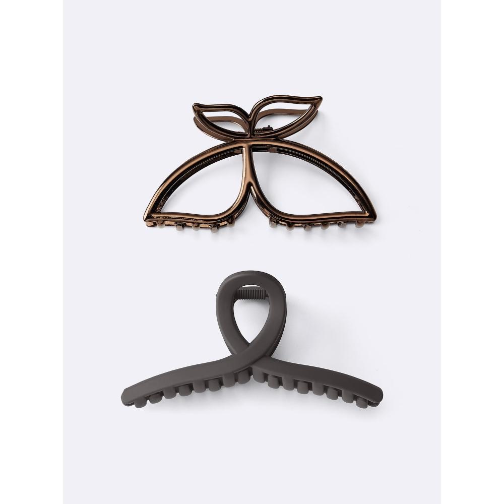 

Gu By Uniqlo Металлическая заколка-бабочка для волос 2 шт. 85 SILVER/ONE SIZE