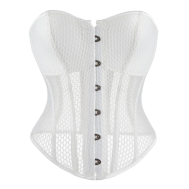 New Summer Breathable Mesh Shaping Court Top