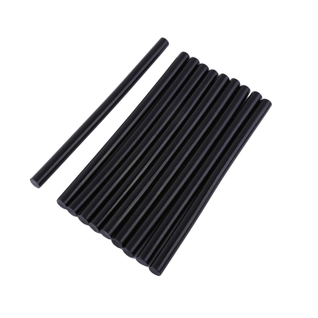 10Pcs black  7mm   11mm Hot Melt Glue Sticks For Electric Glue Gun DIY  Stick(11*200mm)