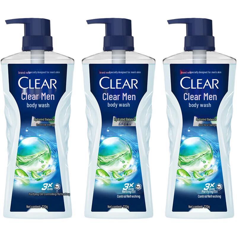 Clear Men Balancing Oil Control Hydrating Shower Gel