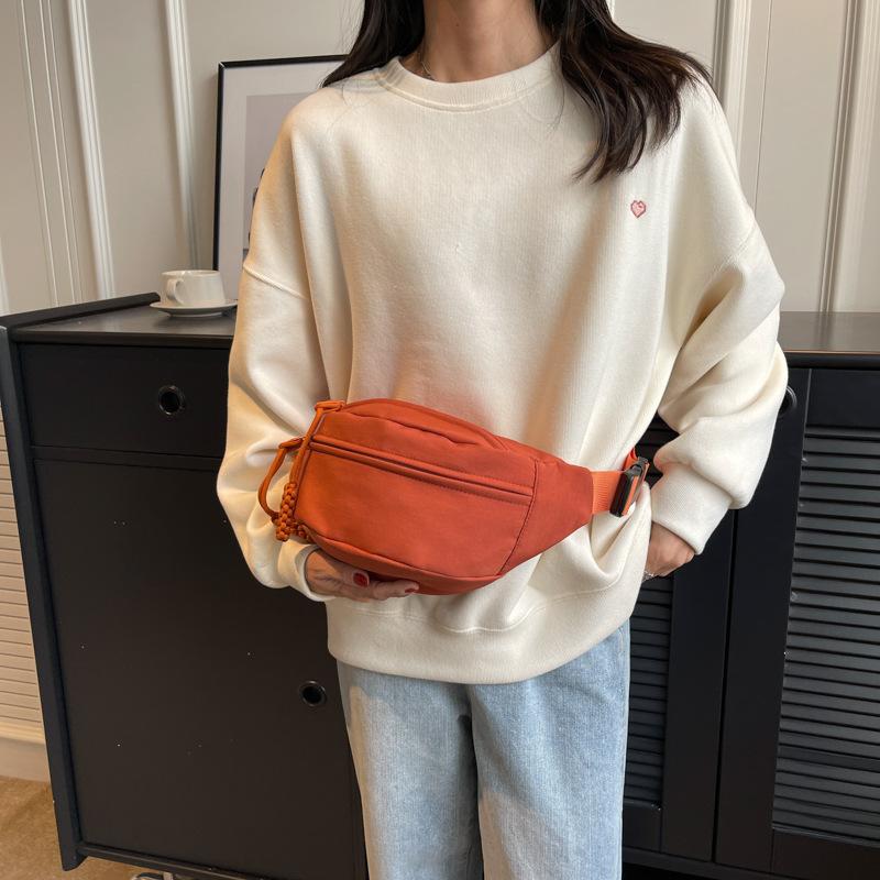 Trendy Sports Casual Women's Shoulder Bags Simple Travel Ladies Crossbody Chest Bag Portable Female Phe Waist Pack Handbagss