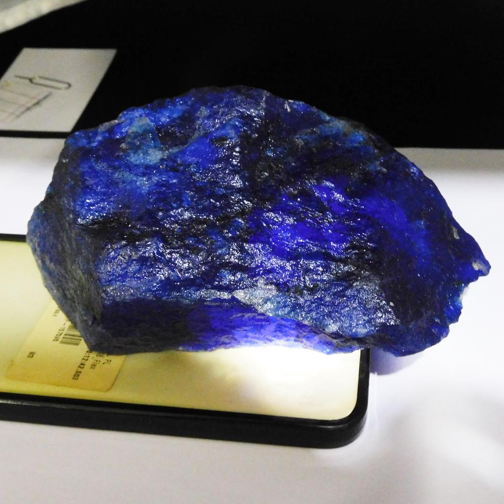 4776.40 Ct Natural CERTIFIED Loose Gemstone Blue Sapphire Uncut Raw Rough AM-528