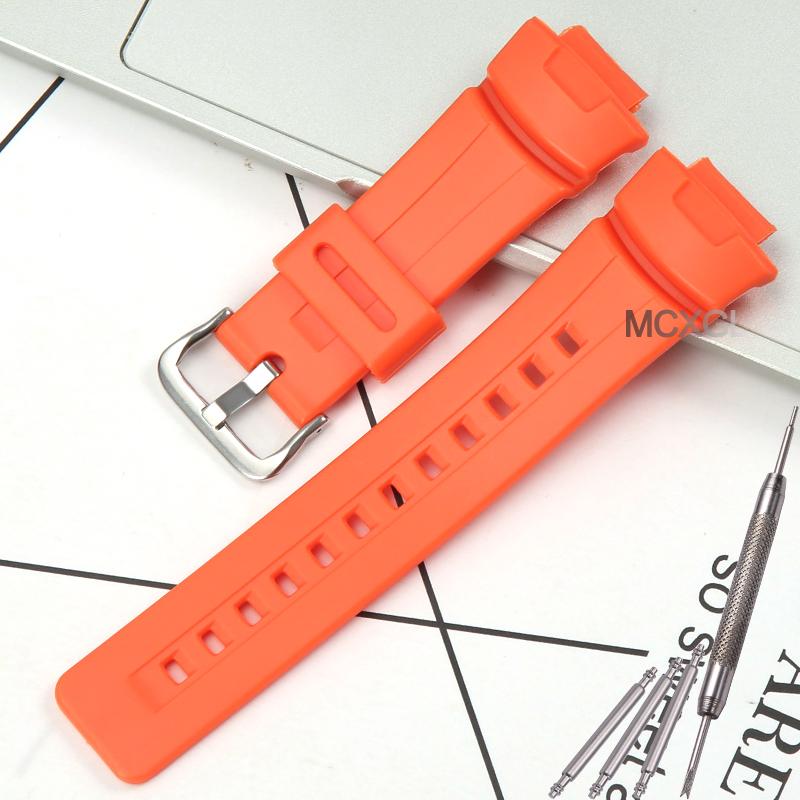 Herren Resin Uhrenarmband Kompatibel für Casio G-100 g101 200 GW-2310 2110 g2300 Damen Gummi Armband Uhrenzubehör