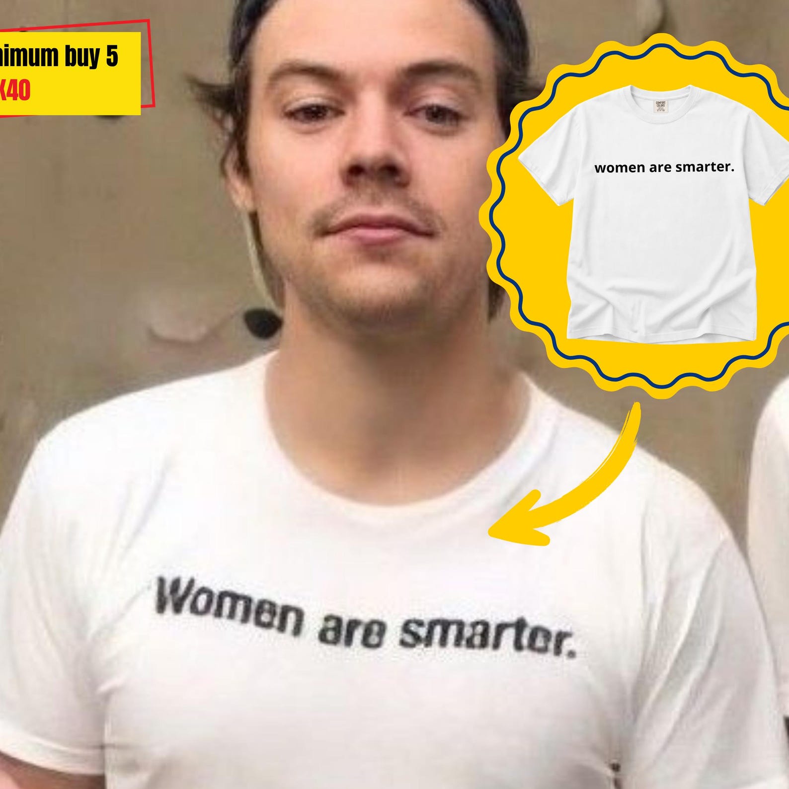 Harry Style Funny Tee, Women Are Smarter T-Shirt, Harry Style Merch, Merch 2026 Harry Style, Harry Style Fan Gift. M