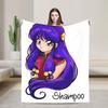 Couverture Anime Ranma 1/2 Polaire Imprimée Respirante Légère Jeté de Lit Quilt d'Extérieur