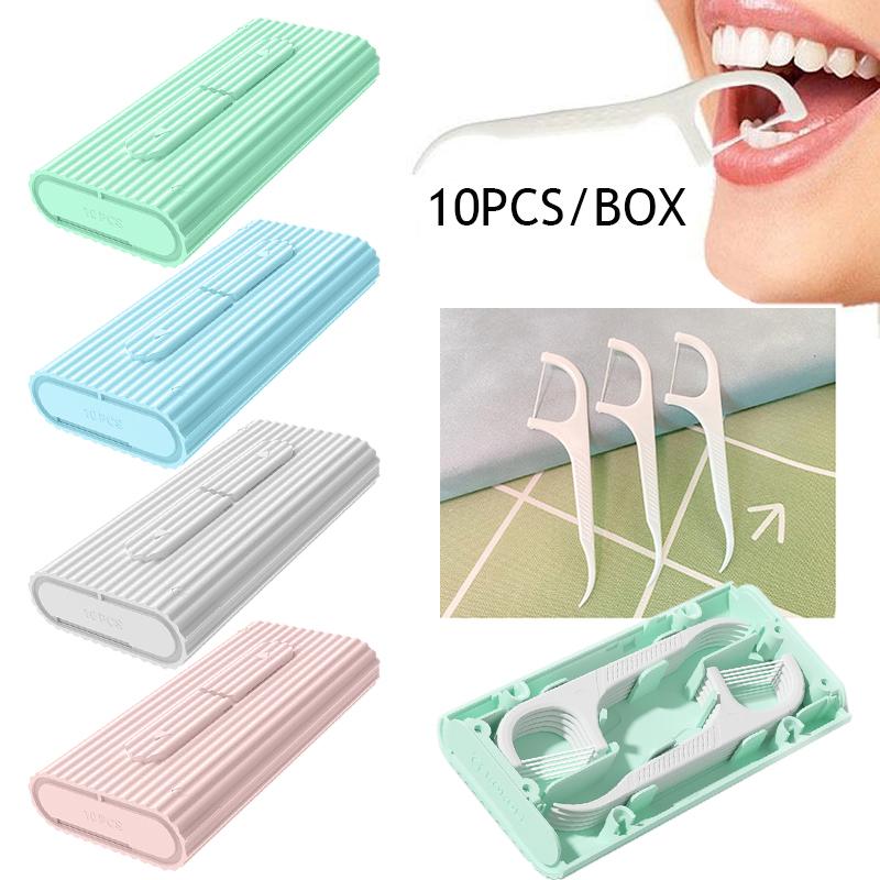 1 Set Kunststoff Automatische Tragbare Zahnseide Lagerung Box Flosser Pick Spender Bequem Praktisch Ideal Für Reisen Camping