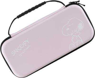Switch Exclusive Case Switch Case Storage Bag Nylon Material Switch Carrying Game Card Storage [SNOOPY] (Pink) [Item]
