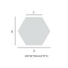 Flexible Reflective Hexagon Mirror Sheets Self Adhesive Mirror Tiles Non Glass Mirror Stickers for Home Decoration