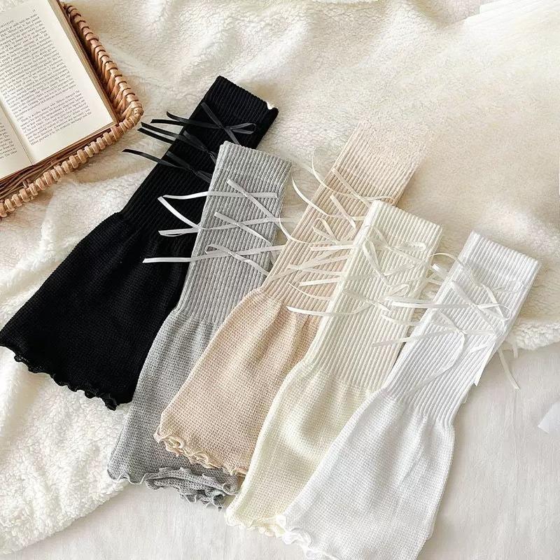 Bow Sock, Pile Sock, Thin Flared Trouser Leg Covers