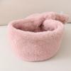 Japanische Süße und Niedliche Mädchen Pelzige Ohrenschützer kawaii einfarbig Vielseitiger Schal mit Schleife Winter Neu Warmes Zubehör Handschuhe