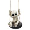 Halloween Funny Tree Hanging Ornaments Garden Statue Skeleton Ornaments for Halloween Tree Decoration