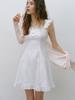 Sinseuden French Embroidered Mini Dress