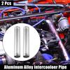 2 Pcs Auto OD 1.25" Length 6" Aluminum Alloy Intercooler Pipe Tube Straight