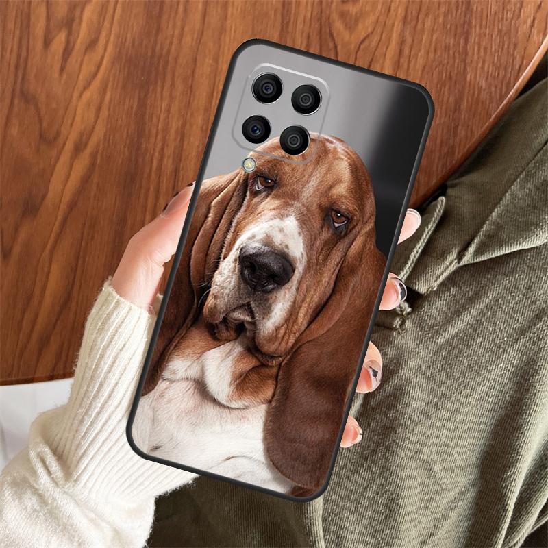 Basset Hound Dog Case For Samsung Galaxy M11 M21 M31 M35 M12 M13 M14 M15 M16 M36 M56 M53 M32 M52 M55 M34 M54