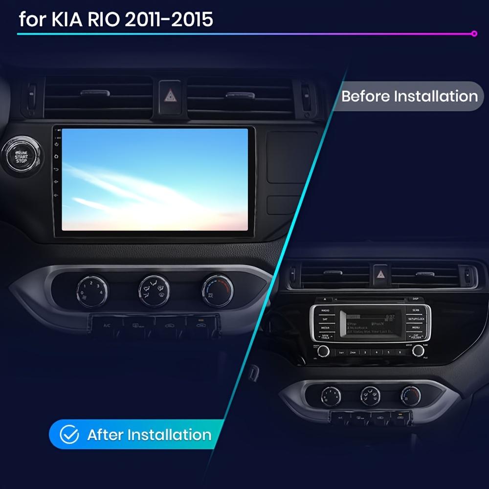 Mascherina Autoradio 9 Pollici per KIA Rio (UB) per K3 per Pride 2011-2015 Kit Cornice Auto Pannello di Montaggio Kit Cruscotto