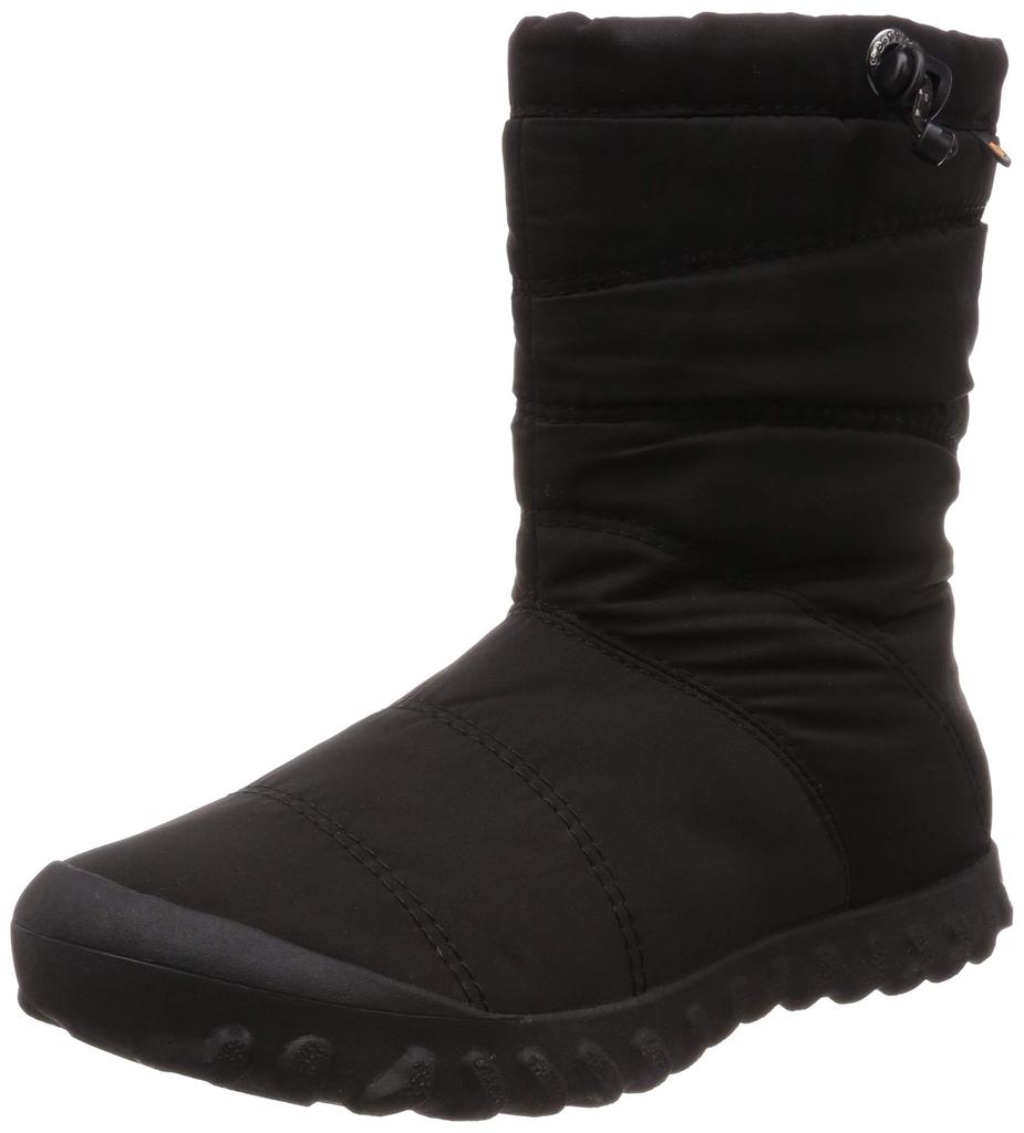 Bogs MID Snow US 8 B-PUFFY Women's Boots, Black, (25 cm)
