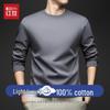 Men's Pure Cotton Crew Neck Long-Sleeve Sweatshirt